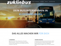 zuklinbus.at Webseite Vorschau
