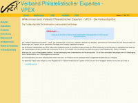 vpex.info Webseite Vorschau