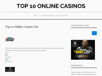 top10-onlinecasinos.co.uk Webseite Vorschau