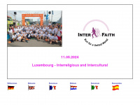 interfaith.lu Webseite Vorschau