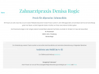 zahnarztpraxis-dr-rogic.de Webseite Vorschau