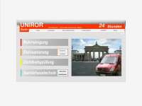 unirohr-berlin.de Webseite Vorschau