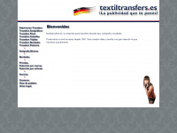 textil-transfers.es Webseite Vorschau