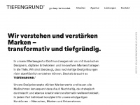 tiefengrund.com Webseite Vorschau