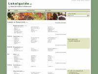 lokalguide.at Webseite Vorschau