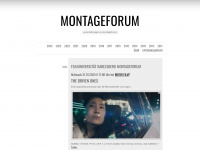 montageforum.wordpress.com Webseite Vorschau