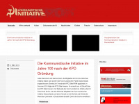 kommunistische-initiative.de Webseite Vorschau