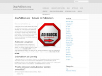 stopadblock.org Webseite Vorschau