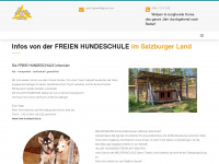 freie-hundeschule.at Webseite Vorschau