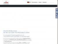 carlstahl-technocables.com Webseite Vorschau