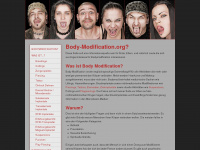 body-modification.org Webseite Vorschau