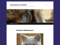katzenpension-chalkidis.de Webseite Vorschau