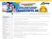 onlineshop-baustoffe.de Webseite Vorschau