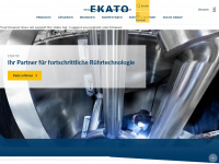 ekato.com Webseite Vorschau