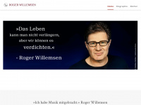 roger-willemsen.de Webseite Vorschau