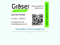 graeser-pc.de Webseite Vorschau