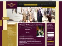 luxurytrainclub.com Webseite Vorschau