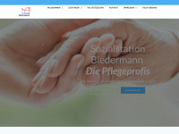 sozialstation-biedermann.de Webseite Vorschau