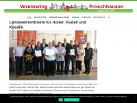 vereinsring-froschhausen.de Webseite Vorschau