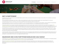 bonuscodepartypoker.nl Webseite Vorschau