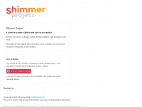 shimmerproject.org Webseite Vorschau