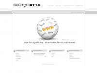 sectorbyte.de Webseite Vorschau