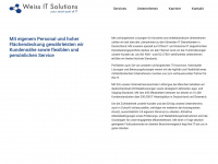 weiss-it-solutions.com Webseite Vorschau