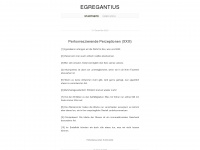 egregantius.wordpress.com Webseite Vorschau