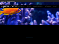 aquarien-concept.de Webseite Vorschau