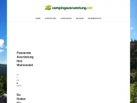 campingausruestung.net Webseite Vorschau