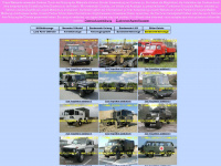 armee-militär-fahrzeuge.de Webseite Vorschau