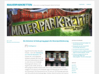 mauerparkretten.wordpress.com Webseite Vorschau