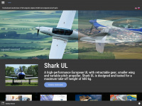 shark.aero Webseite Vorschau
