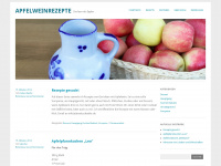 apfelweinrezepte.wordpress.com Webseite Vorschau