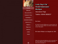 luckydogandcat.de Webseite Vorschau