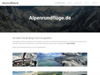 alpenrundflüge.de Webseite Vorschau