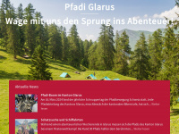pfadiglarus.ch Webseite Vorschau