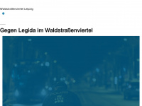 waldstrassenviertel.org Webseite Vorschau