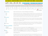 plakat-druck-schweiz.com Webseite Vorschau