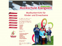 musikschule-klangwelt.de Webseite Vorschau