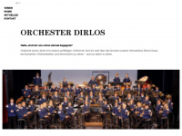 orchester-dirlos.de Webseite Vorschau