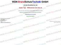 wdn-brandschutztechnik.ch Webseite Vorschau