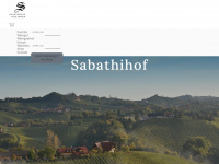 sabathihof.com Webseite Vorschau