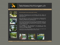 teichbeschichtungen.ch Webseite Vorschau