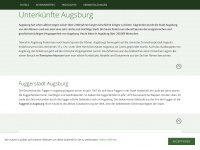 unterkuenfte-augsburg.de Webseite Vorschau