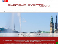 glamour-events.com Webseite Vorschau