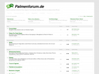 palmenforum.de Webseite Vorschau