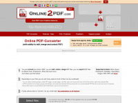 online2pdf.com Webseite Vorschau