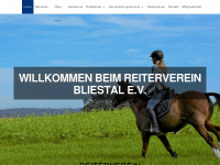 reiterverein-bliestal.de Webseite Vorschau
