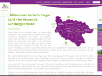 suderburgerland.de Webseite Vorschau